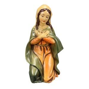 VTG Nativity Mother Virgin Mary Part Of Holy Family Figurine Made in Japan